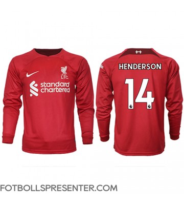 Liverpool Jordan Henderson #14 Hemma Matchtröja 2022-23 Långärmad